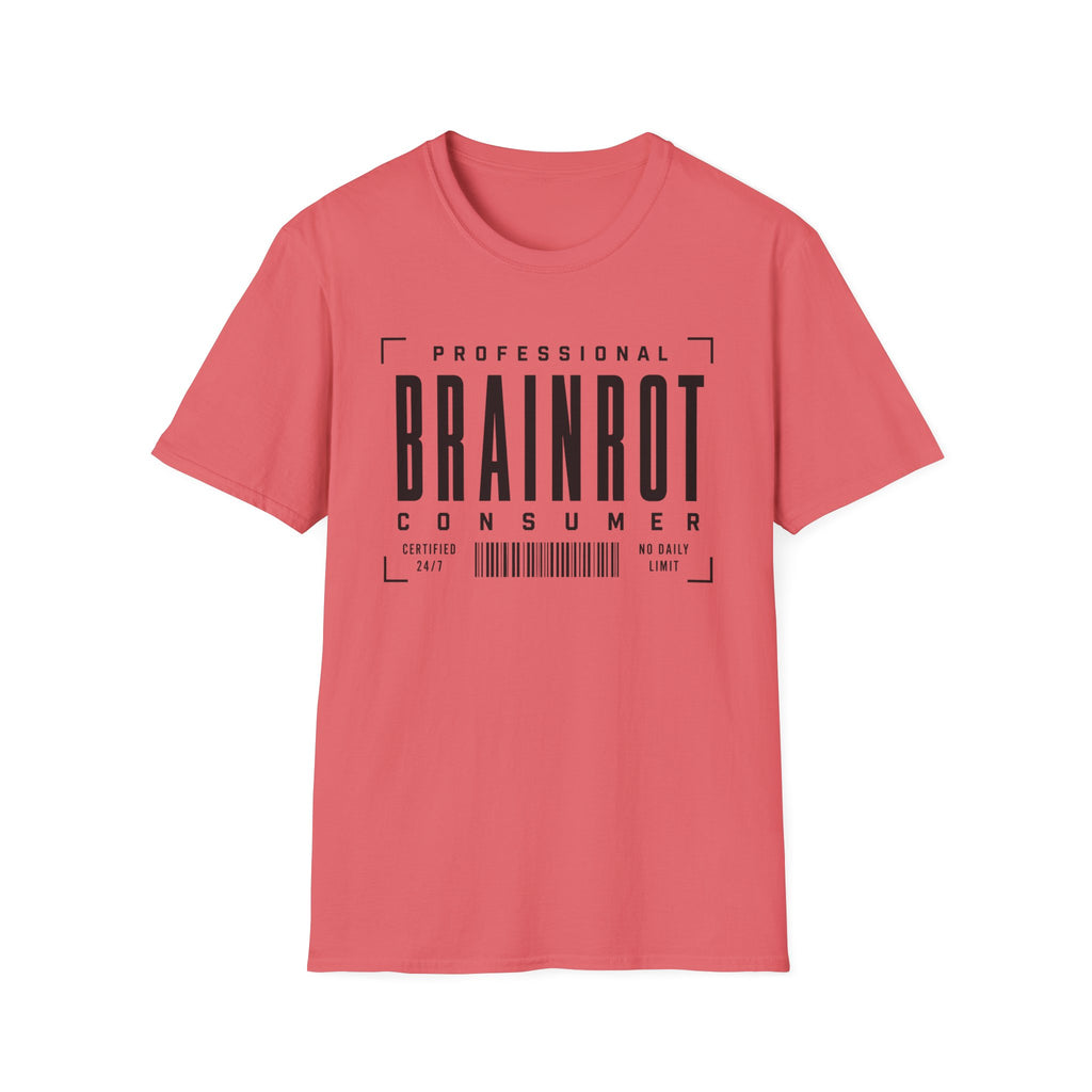 Brainrot Consumer T-Shirt — "Professional Brainrot Consumer" Graphic Tee