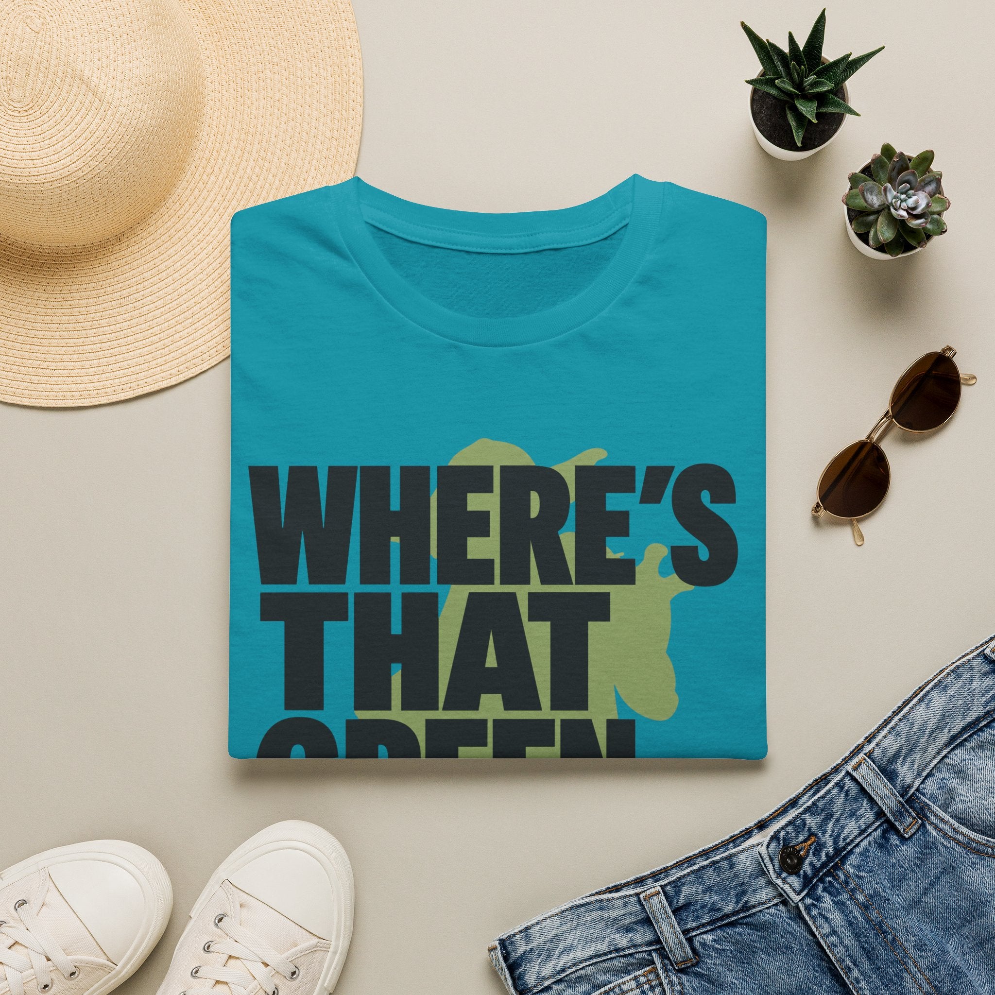 Where's That Green Frogman? T-Shirt