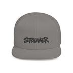 Streamer Flat Bill Snapback Hat