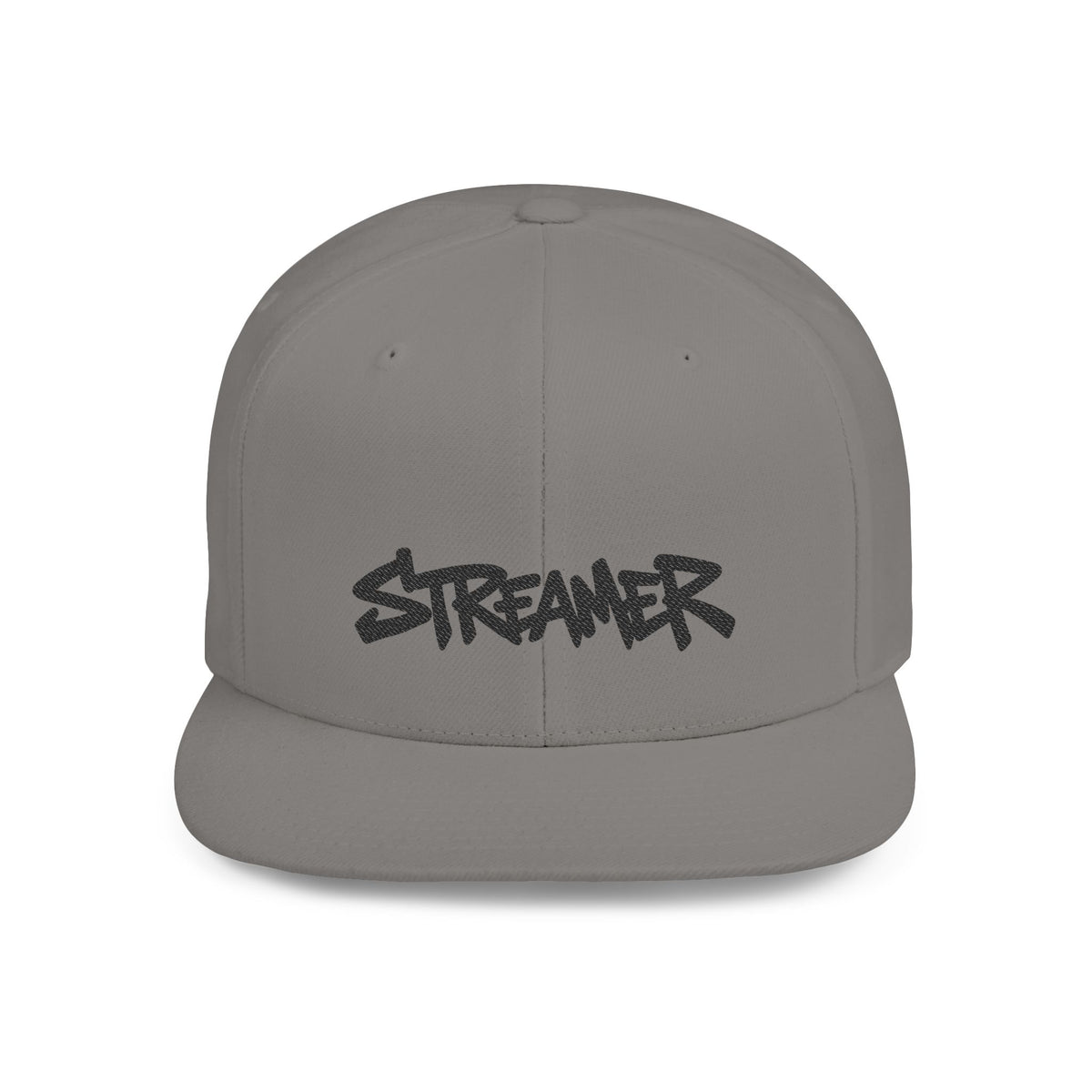Streamer Flat Bill Snapback Hat