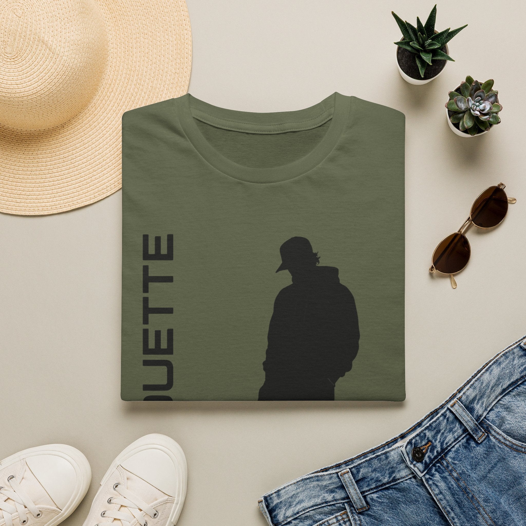 Silhouette Graphic T-Shirt — 'SILHOUETTE' Minimal Urban Streetwear