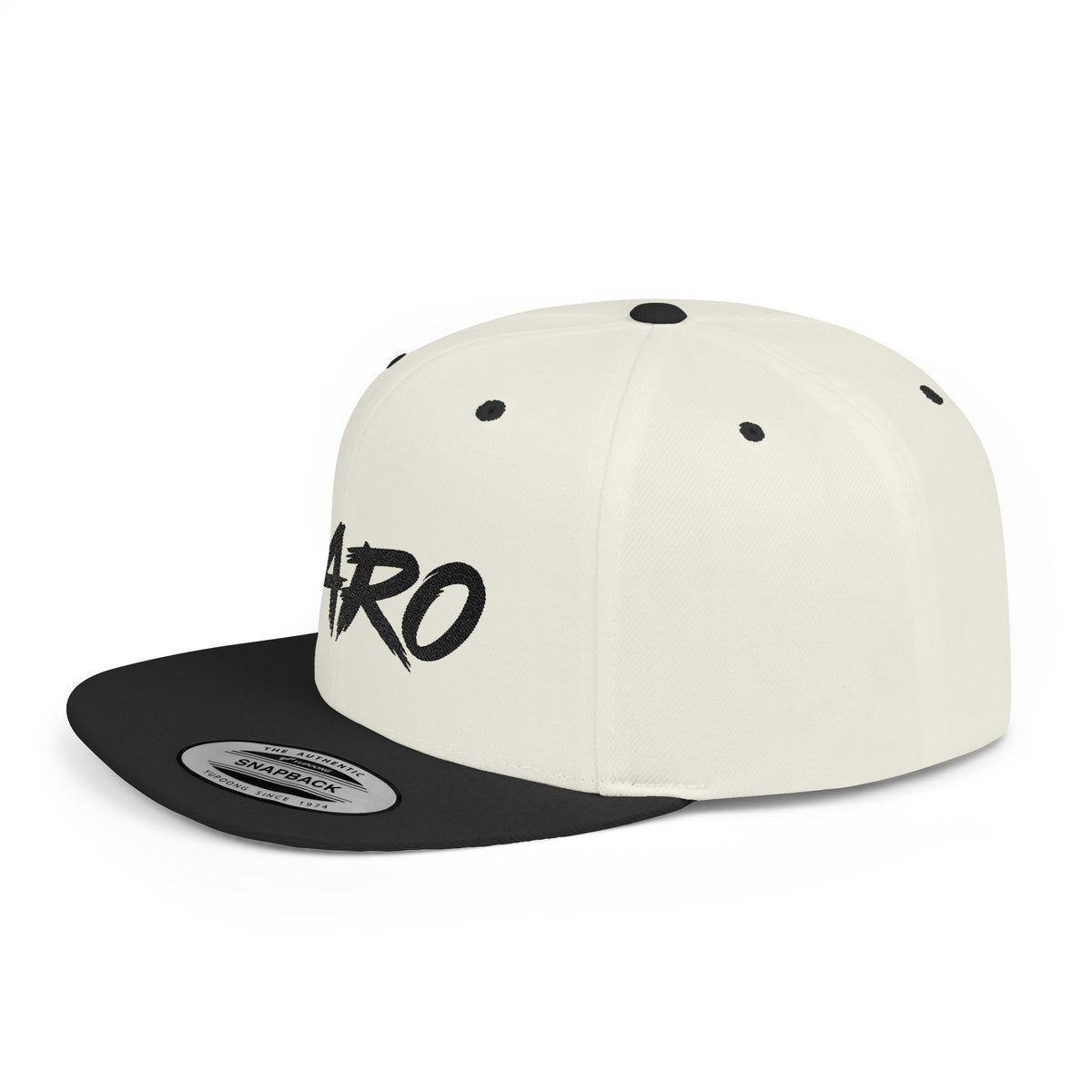'PARO' Script Flat Bill Cap