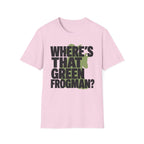 Where's That Green Frogman? T-Shirt