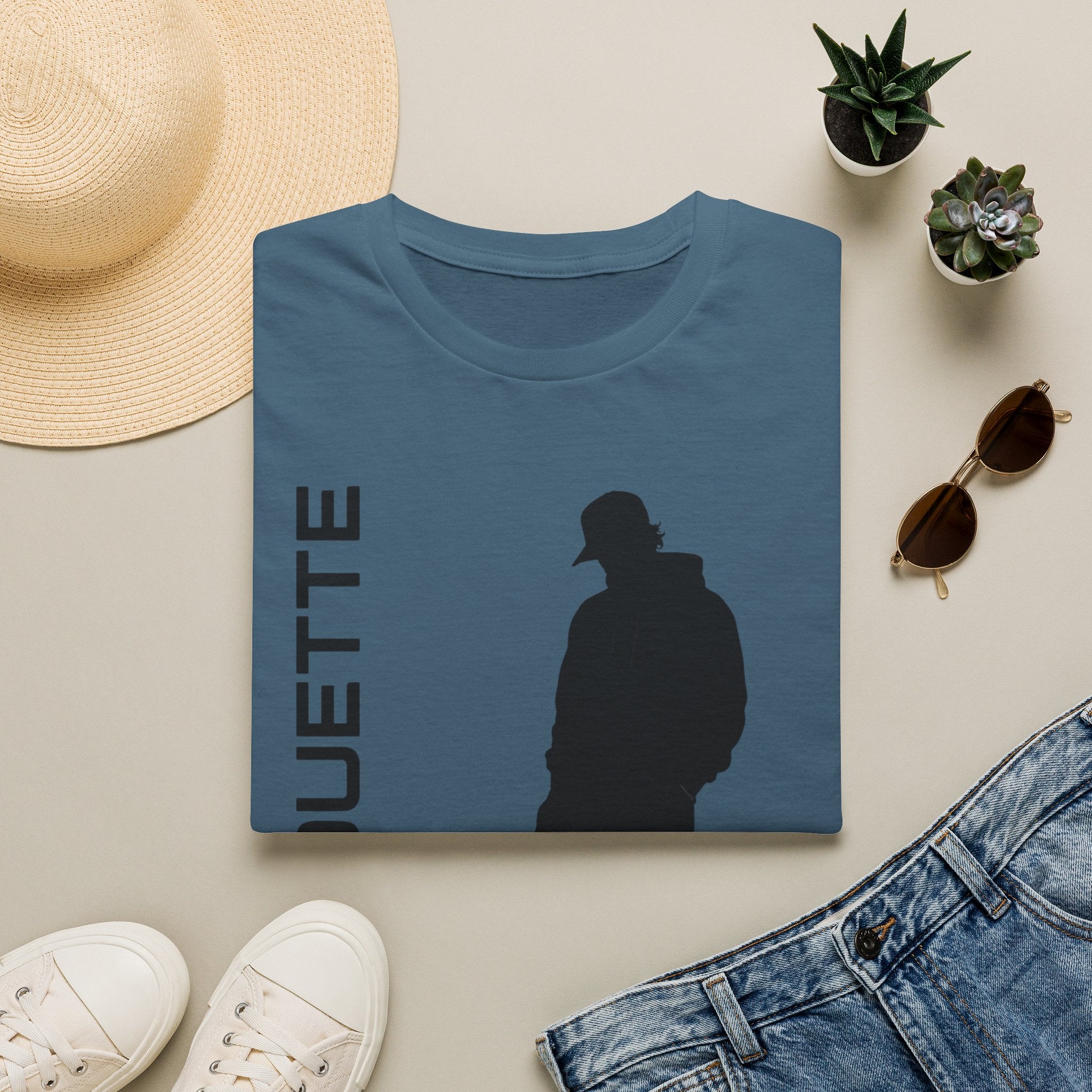Silhouette Graphic T-Shirt — 'SILHOUETTE' Minimal Urban Streetwear