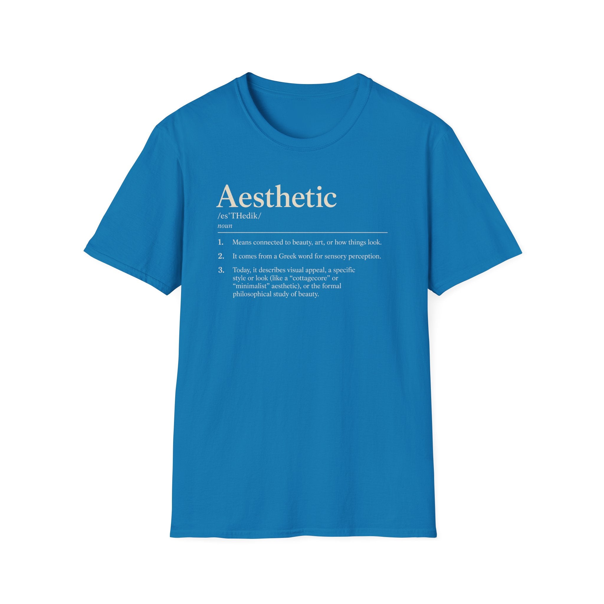 Aesthetic Definition T-Shirt — Feminine Graphic Tee with Dictionary-Style Print