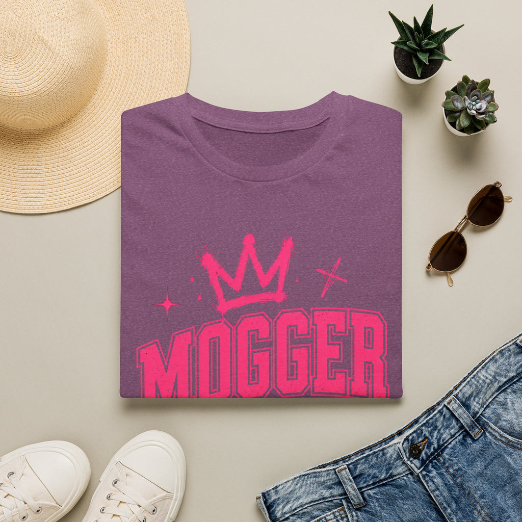 Mogger Princess T‑Shirt — Pink Crown Graphic Tee