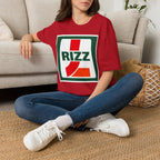 L RIZZ Retro Logo T-Shirt — Vintage-Inspired Streetwear Tee