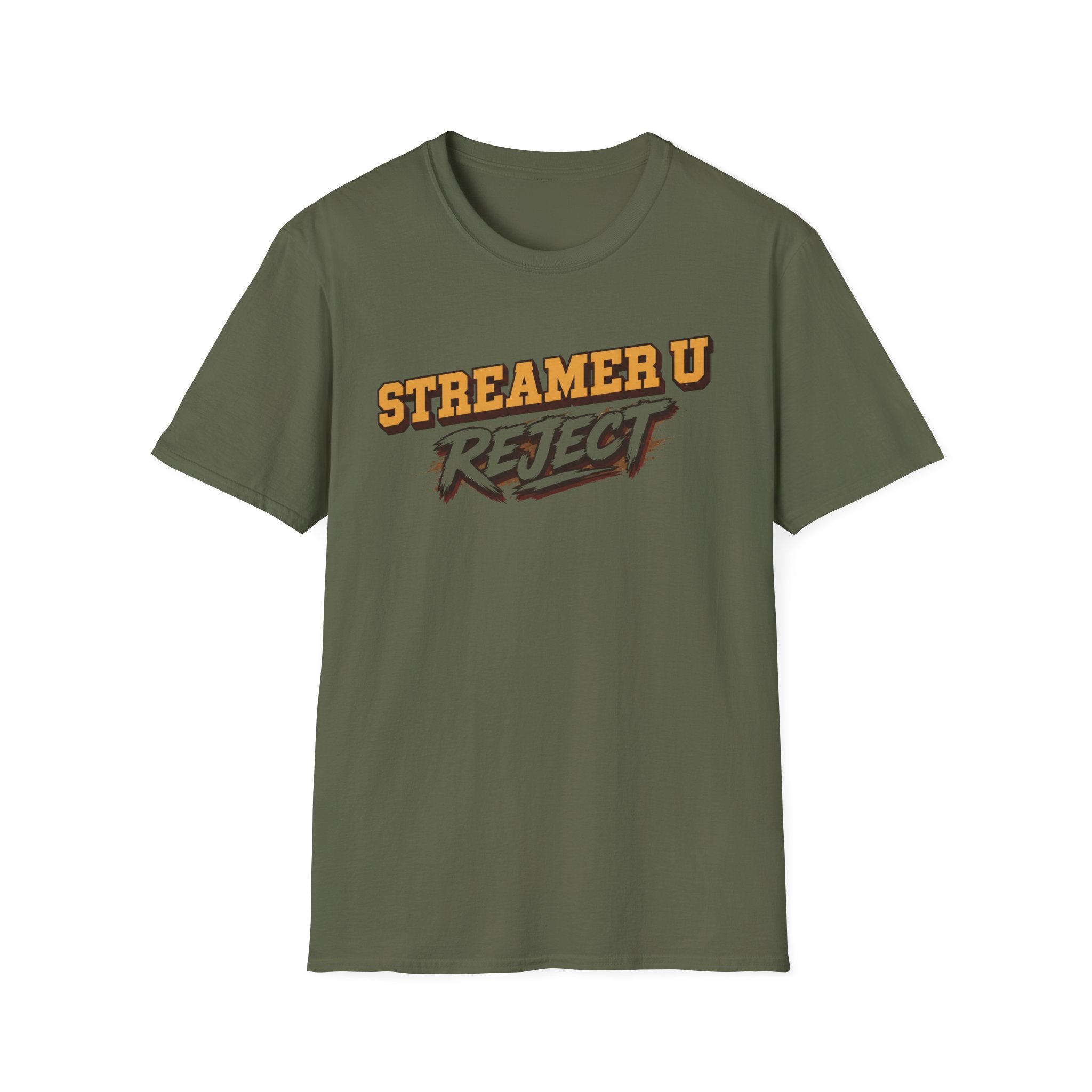 Streamer U Reject T-Shirt — Edgy Gamer Graphic Tee for Streamers & Fans