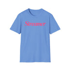 Streamer T‑Shirt — Pink Script Logo