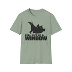 Fell Out of a Window T-Shirt — Funny Falling Silhouette Tee