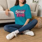 Stream Fiend Graphic Tee — Pink Retro Gamer Streaming Shirt