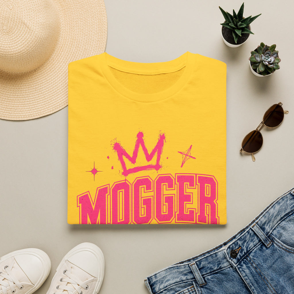 Mogger Princess T‑Shirt — Pink Crown Graphic Tee