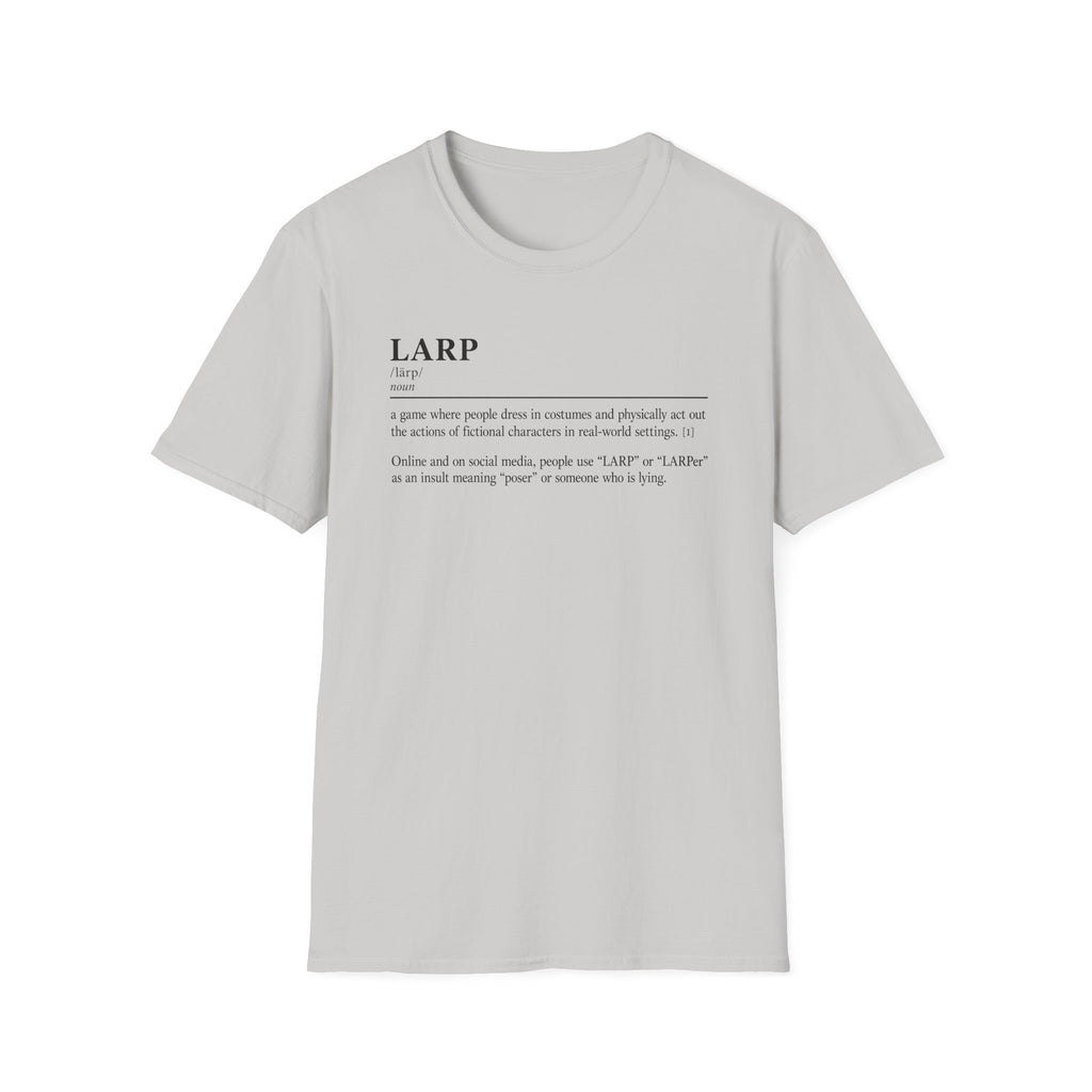 LARP Definition T-Shirt — Minimalist Dictionary Tee for Larpers & Cosplayers