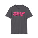 T-Shirt — "Thank You for the Rose Toys!" Pink Graffiti Floral Tee