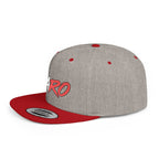 'PARO' Script Flat Bill Cap