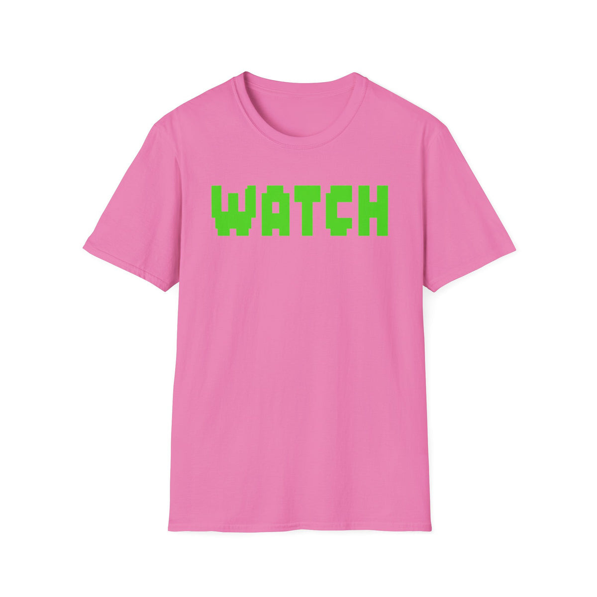 WATCH Graphic T-Shirt — Green Text Tee