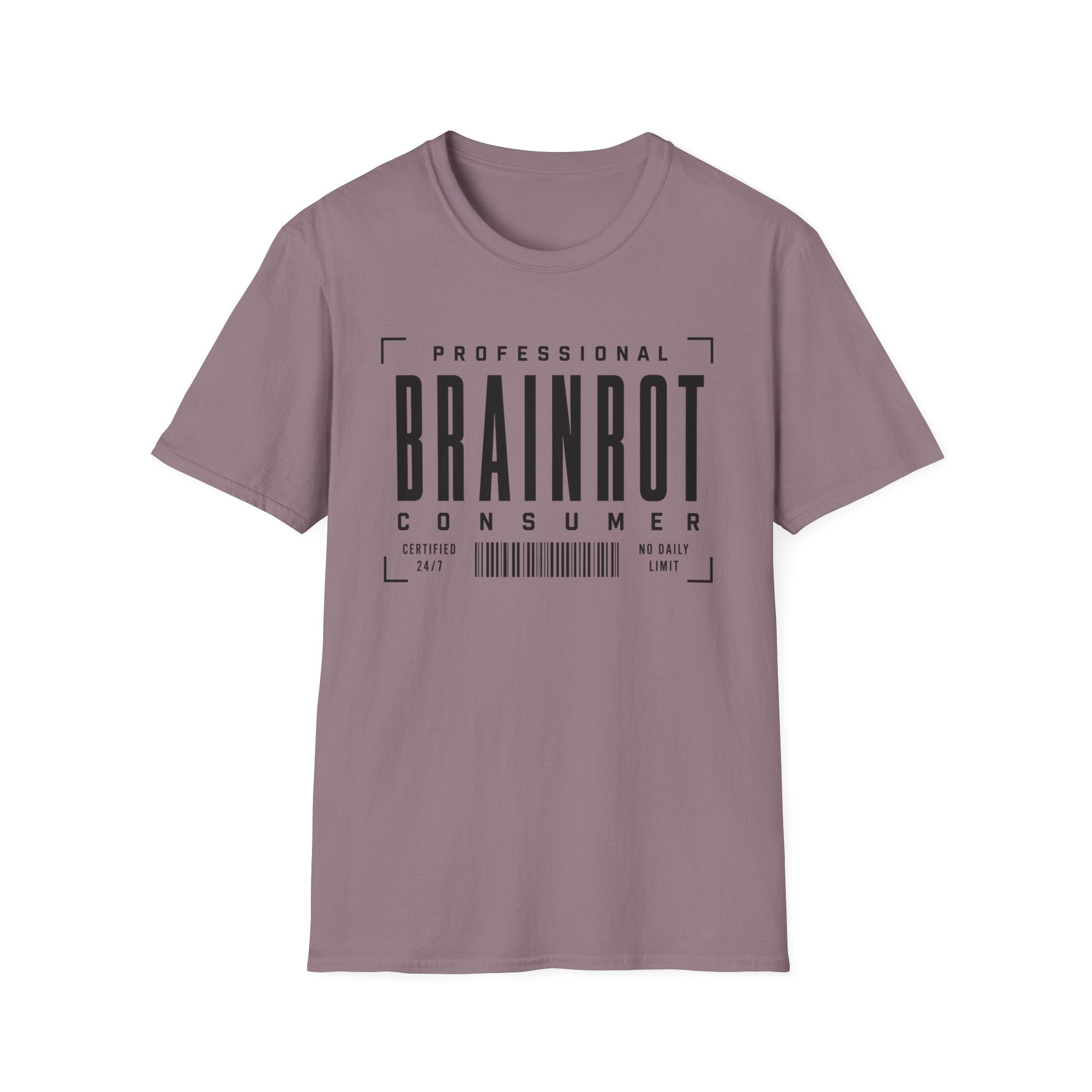 Brainrot Consumer T-Shirt — "Professional Brainrot Consumer" Graphic Tee