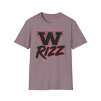 W Rizz Graphic Tee — Bold Varsity Lettering Shirt