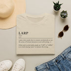 LARP Definition T-Shirt — Minimalist Dictionary Tee for Larpers & Cosplayers