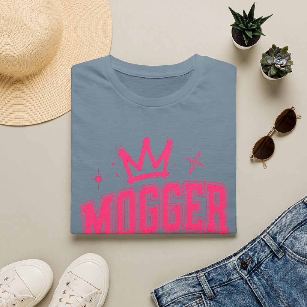 Mogger Princess T‑Shirt — Pink Crown Graphic Tee