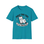 T-Shirt — 'Dale Tiki Tiki! A La Pantalla' Funny Spanish Phone-Press Graphic Tee