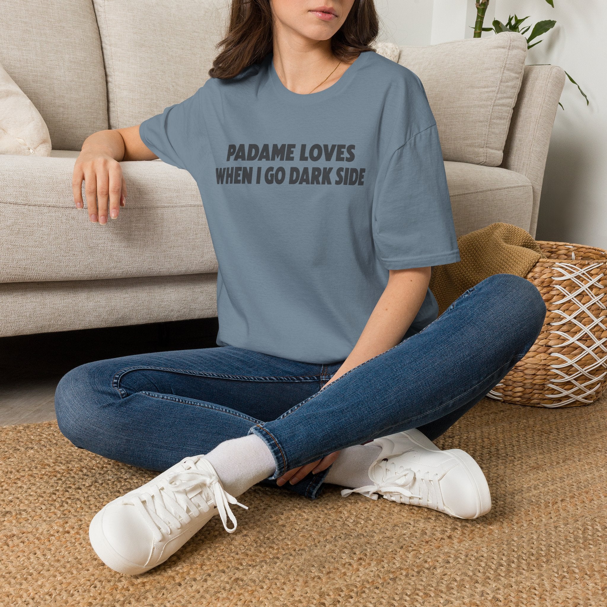 T-Shirt — "Padame Loves When I Go Dark Side" Funny Star Wars Mom Tee