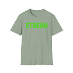 STREAM Graphic T-Shirt — Neon Pixel Gamer Tee