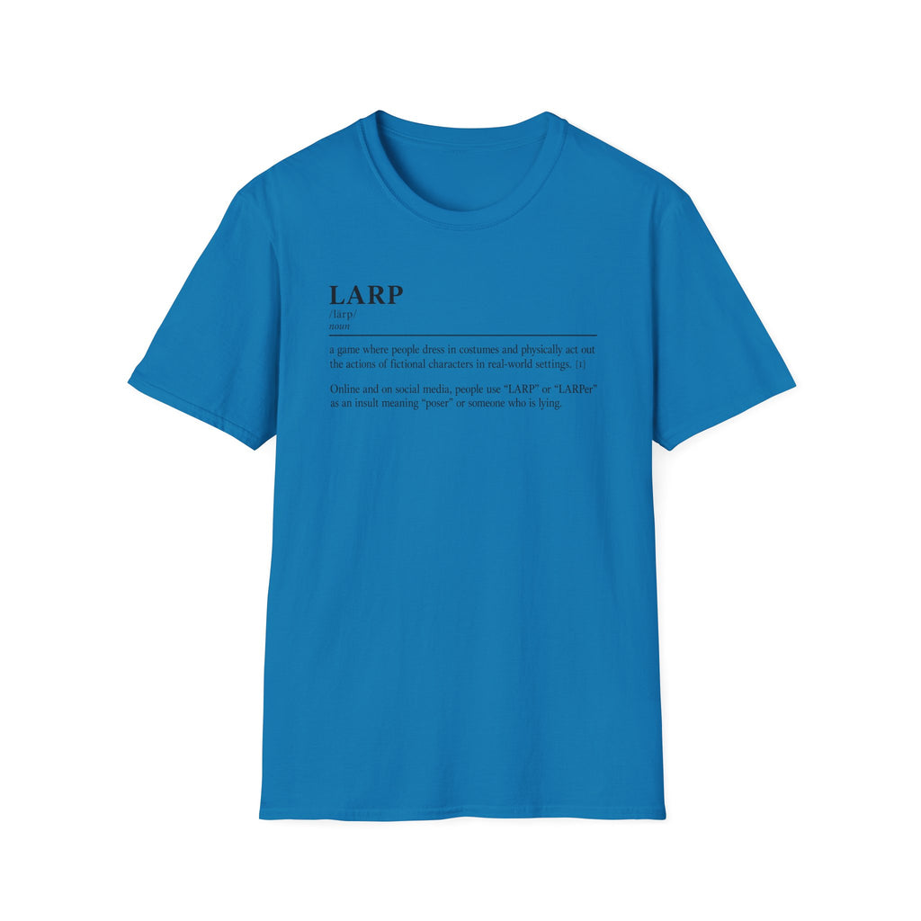 LARP Definition T-Shirt — Minimalist Dictionary Tee for Larpers & Cosplayers