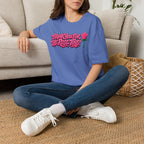 T-Shirt — "Thank You for the Rose Toys!" Pink Graffiti Floral Tee