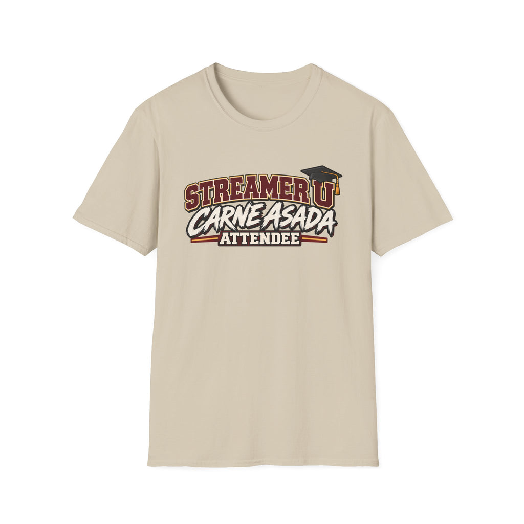 Streamer U Carne Asada Attendee T‑Shirt