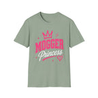 Mogger Princess T‑Shirt — Pink Crown Graphic Tee