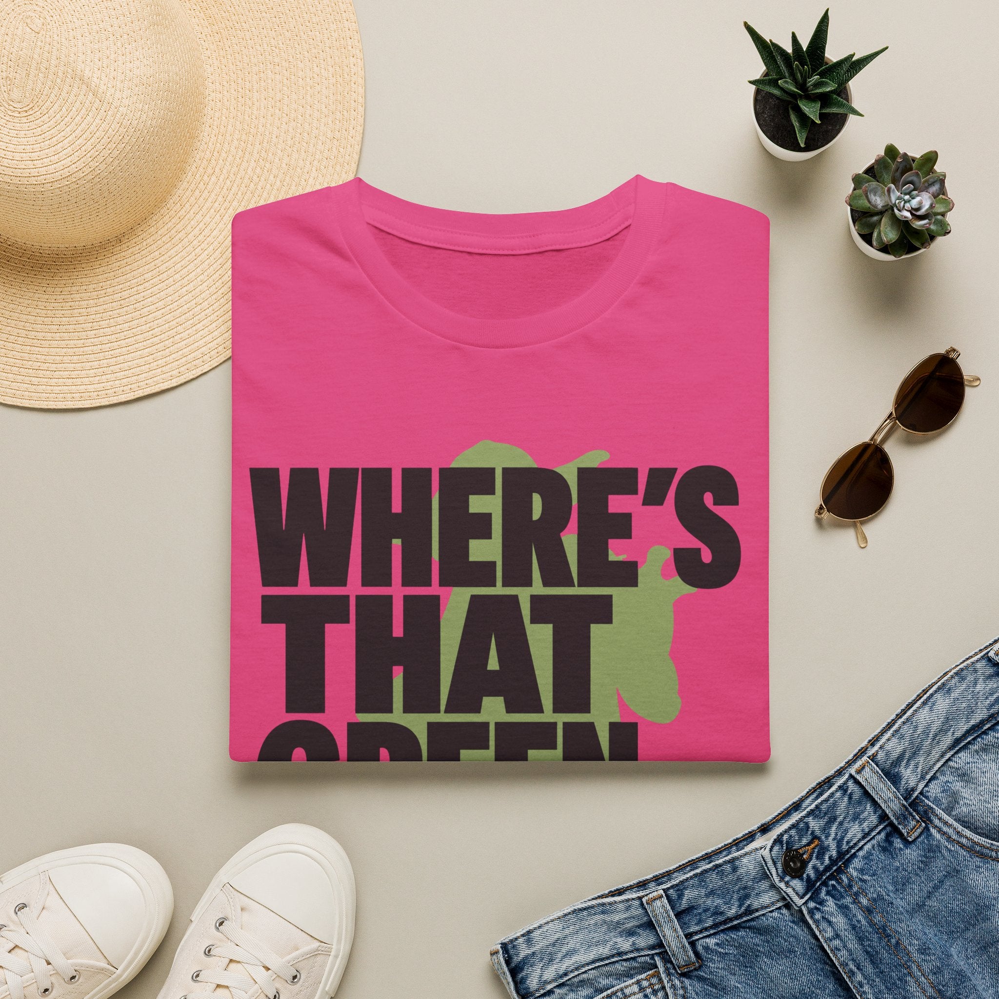 Where's That Green Frogman? T-Shirt