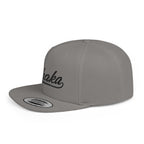 Chaka Script Flat Bill Snapback Hat