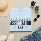Clip Farming Association T-Shirt — Est. Online Video Creator Tee
