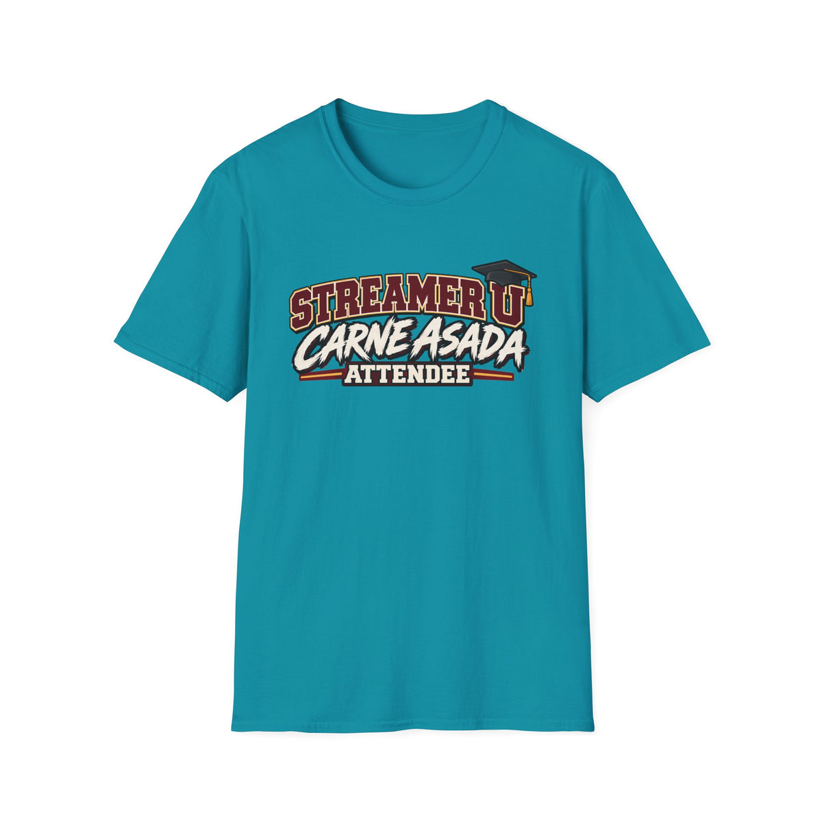 Streamer U Carne Asada Attendee T‑Shirt