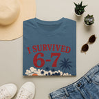 I Survived 6-7 T-Shirt — Retro Island Vacation Survivor Tee