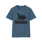 Fell Out of a Window T-Shirt — Funny Falling Silhouette Tee