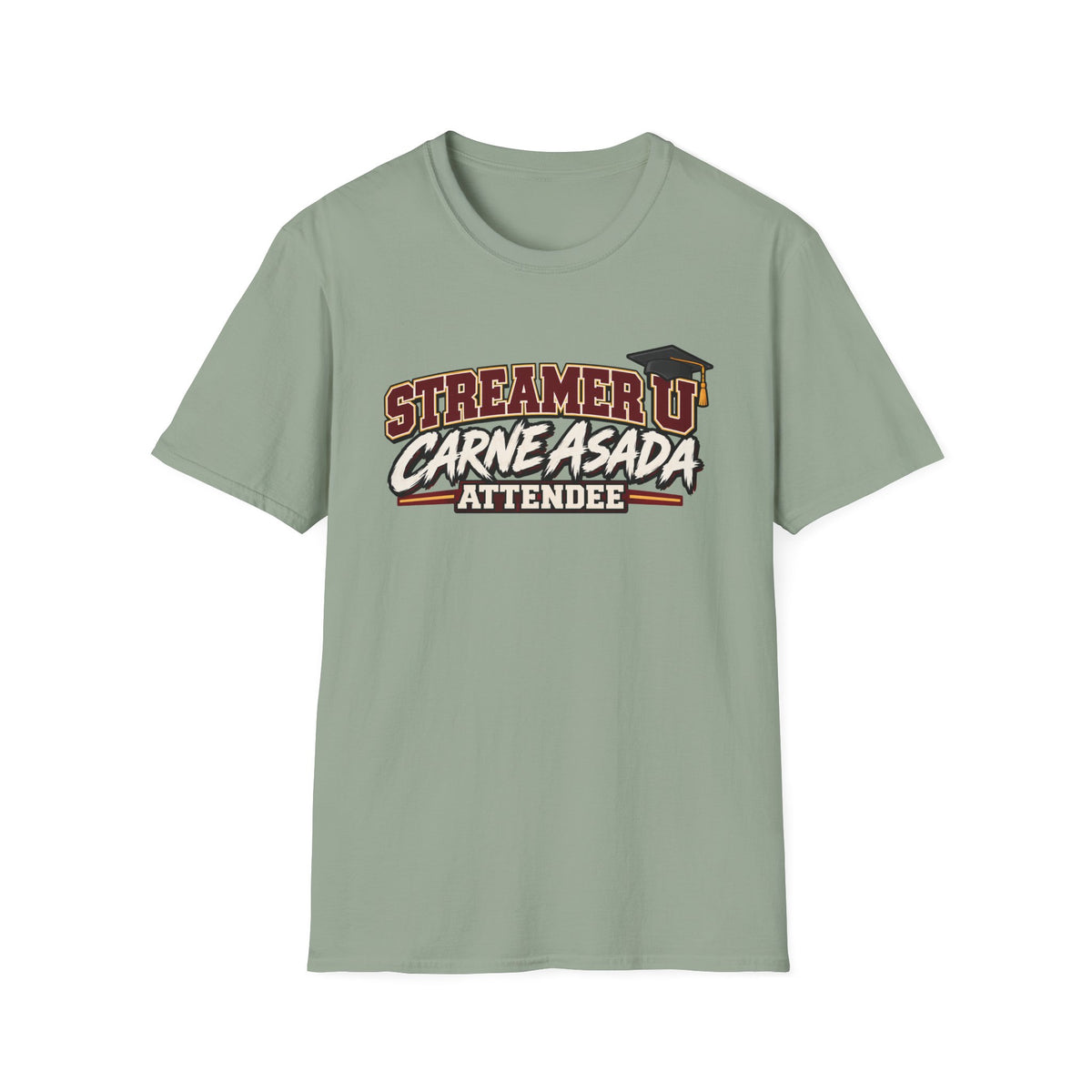 Streamer U Carne Asada Attendee T‑Shirt