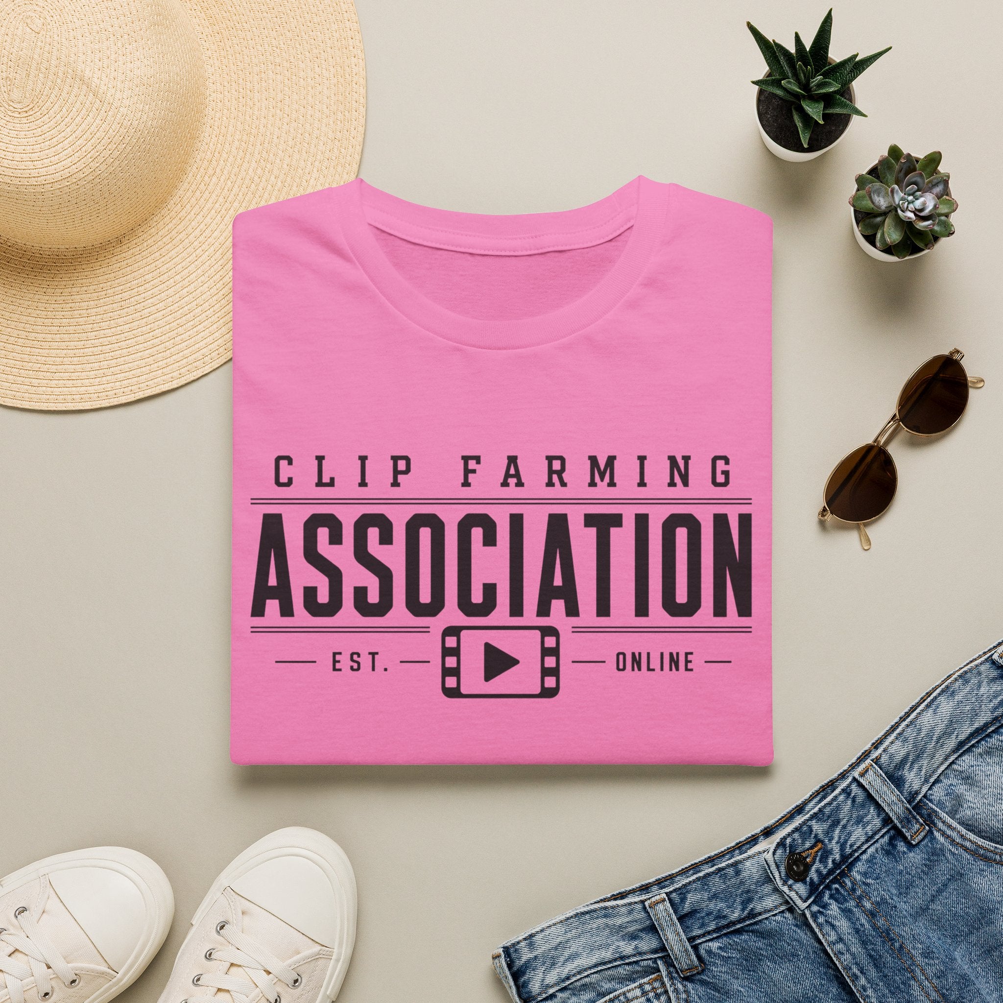 Clip Farming Association T-Shirt — Est. Online Video Creator Tee