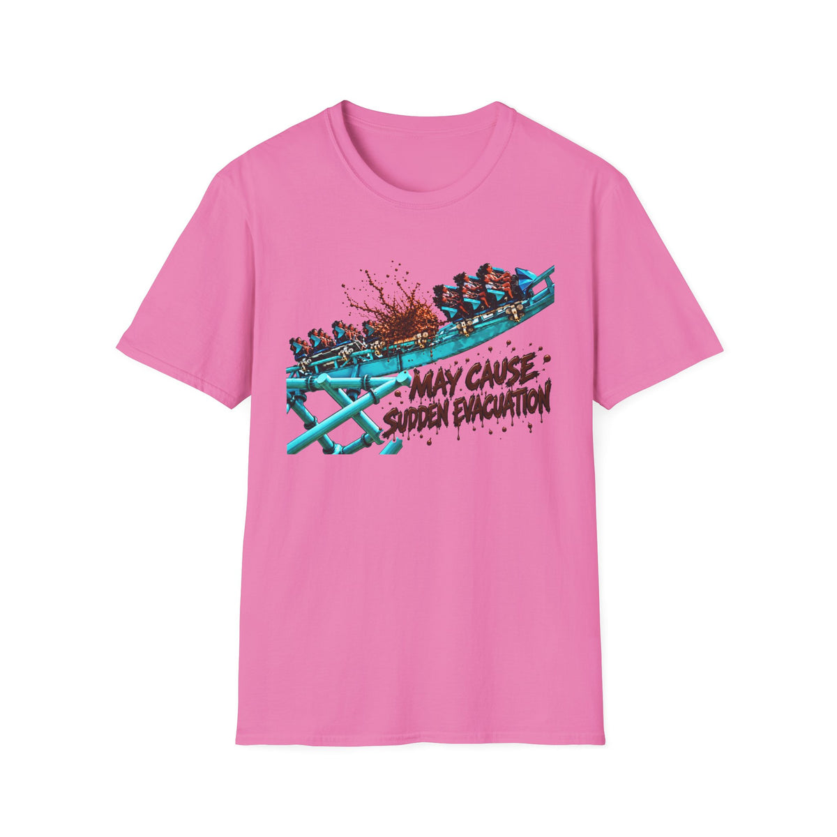 "May Cause Sudden Evacuation" Thrill Ride Tee