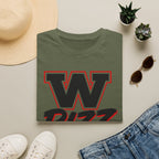 W Rizz Graphic Tee — Bold Varsity Lettering Shirt