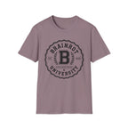 Brainrot University Logo T-Shirt — Vintage Collegiate Graphic Tee