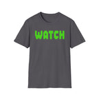 WATCH Graphic T-Shirt — Retro Pixel Green Statement Tee