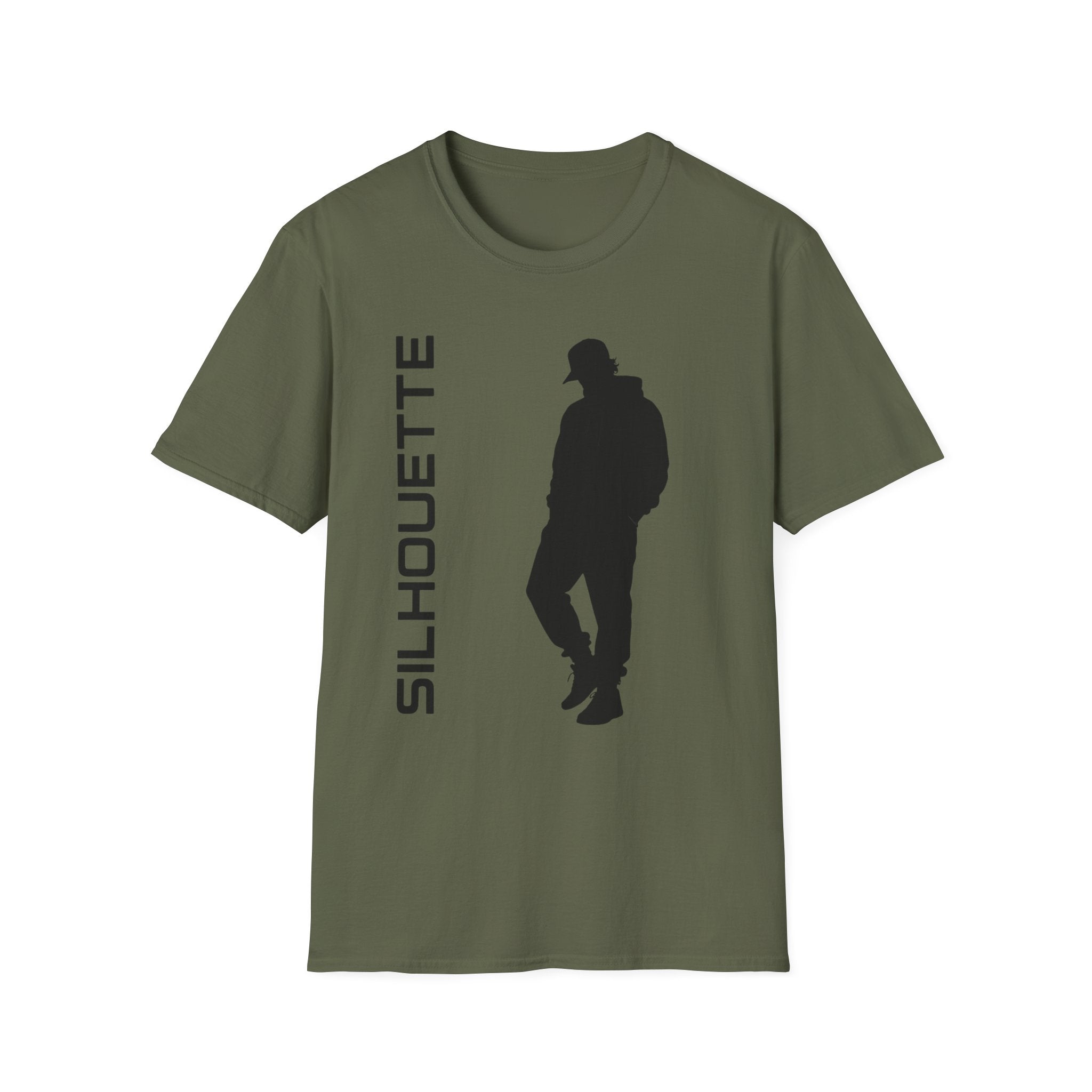 Silhouette Graphic T-Shirt — 'SILHOUETTE' Minimal Urban Streetwear