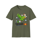 Parrot T-Shirt — 'Perrico Gives You Wiings' Funny Tropical Bird Tee
