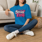 Stream Fiend Graphic Tee — Pink Retro Gamer Streaming Shirt