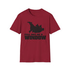 Fell Out of a Window T-Shirt — Funny Falling Silhouette Tee