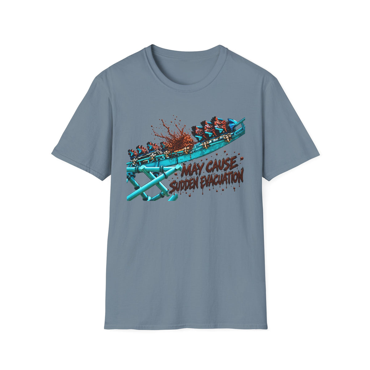 "May Cause Sudden Evacuation" Thrill Ride Tee