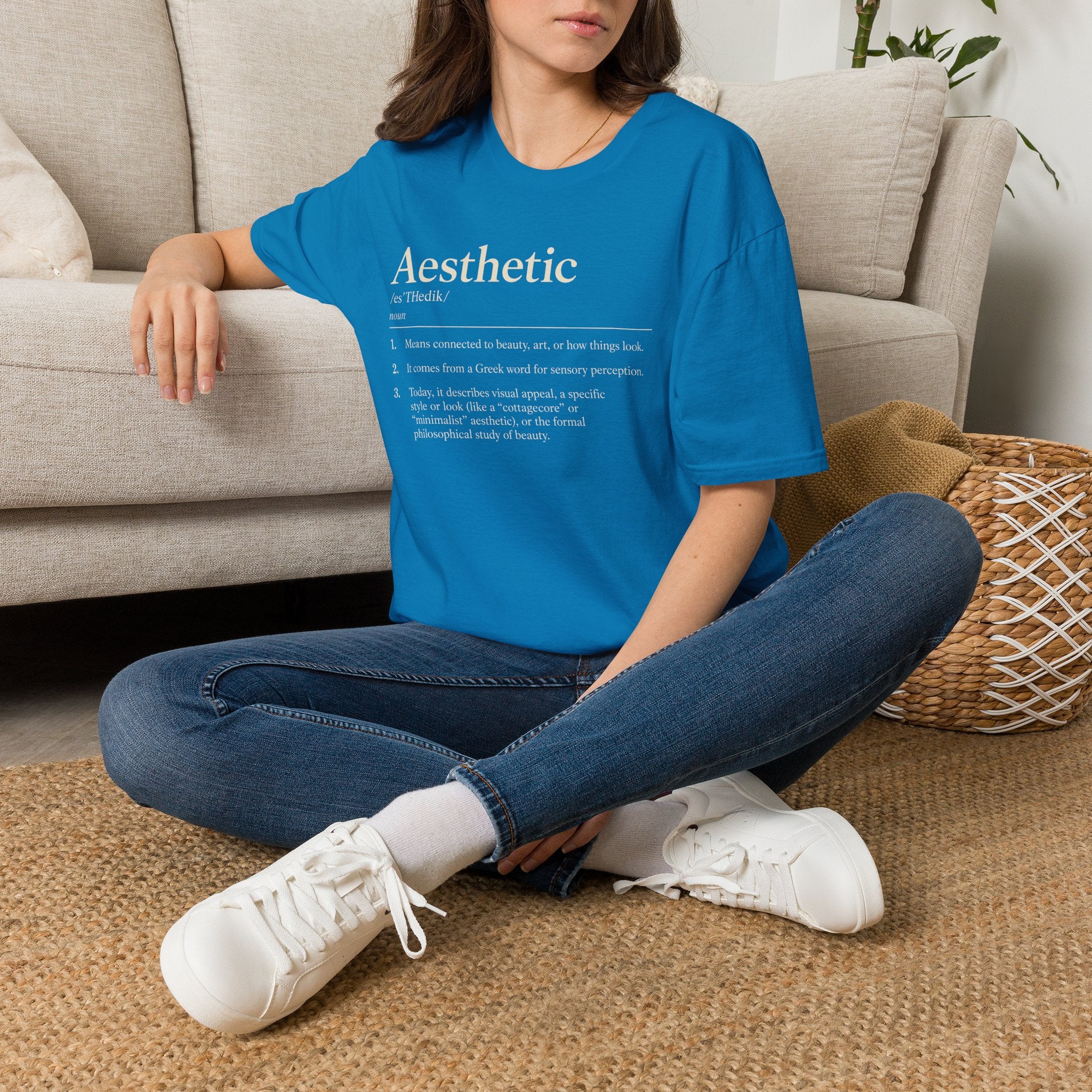 Aesthetic Definition T-Shirt — Minimalist Typography Tee