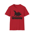 Fell Out of a Window T-Shirt — Funny Falling Silhouette Tee